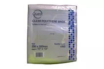 Clear Polythene Food Bags 10x12" /25.4x30cm