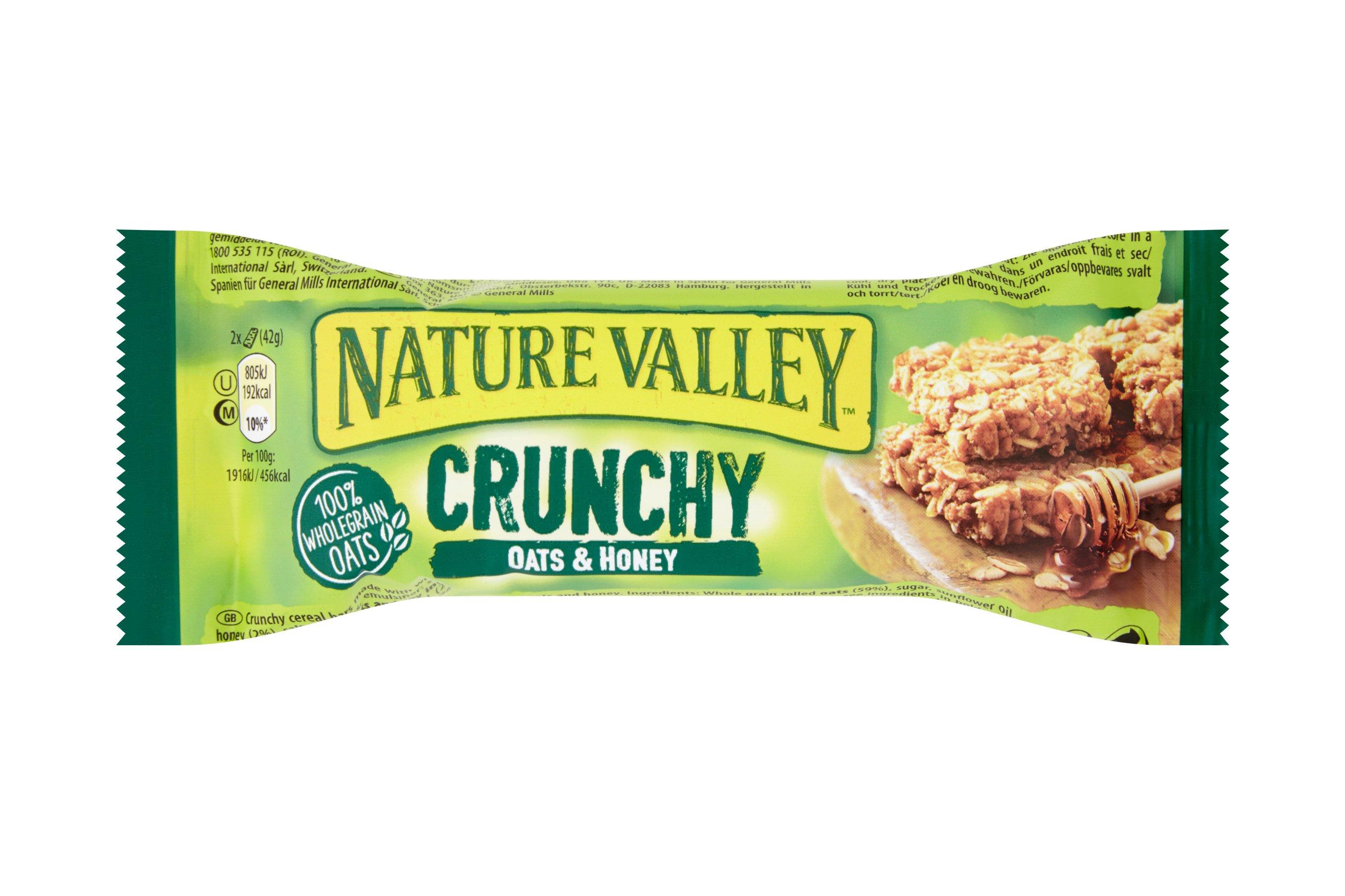 Nature Valley Crunchy Oats & Honey Cereal Bars 42g     18 x 42g