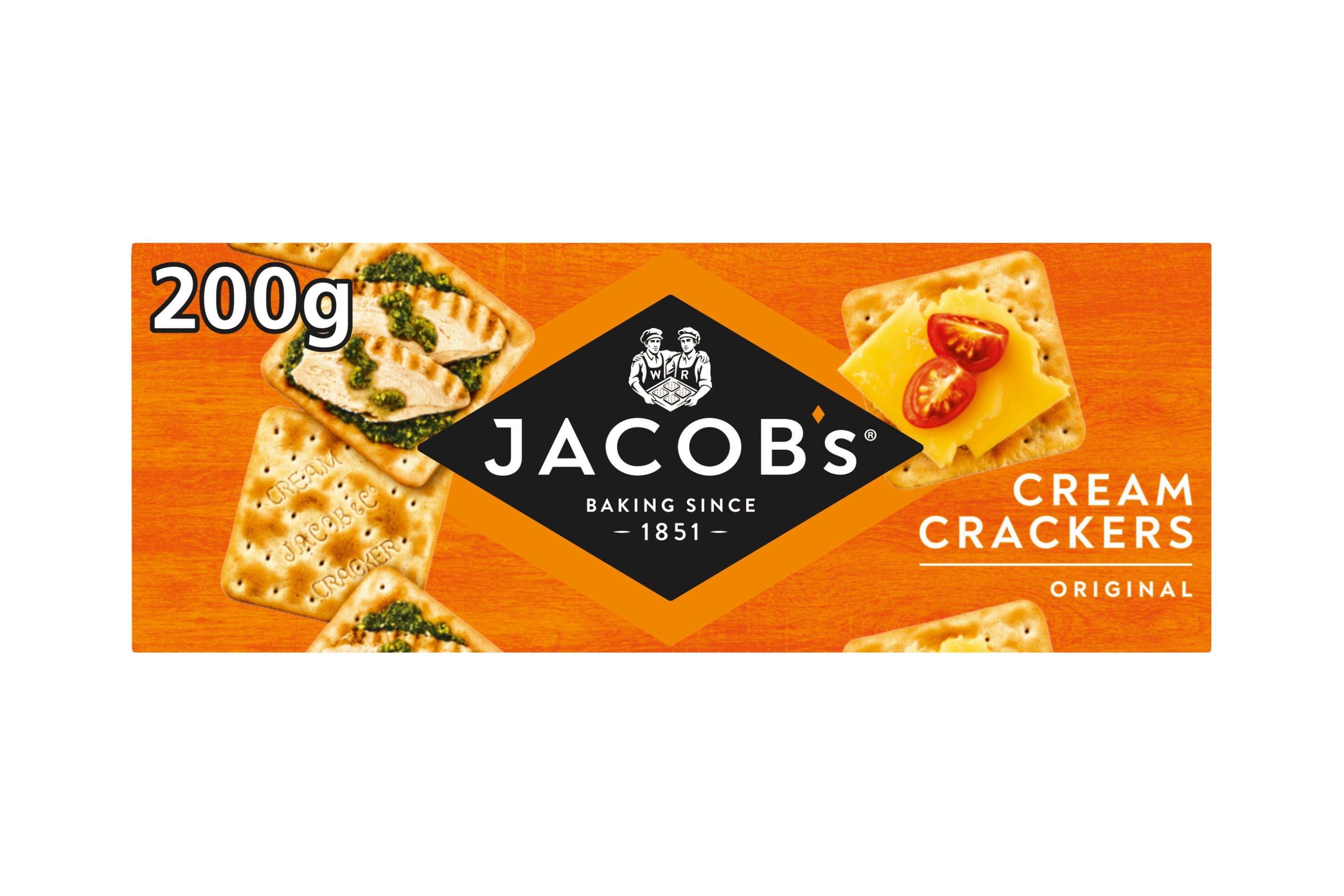 Jacob's Cream Crackers     24 x 200g