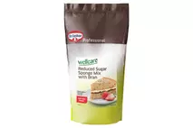 Dr Oetker Wellcare Reduced Sugar Sponge Mix with Bran, with Sugars and Sweeteners