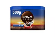 Nescafe Original Decaffeinated Instant Coffee Tin 500g