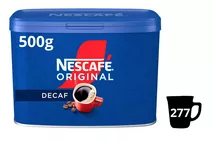 Nescafe Original Decaffeinated Instant Coffee Tin 500g Nescafe Original Decaffeinated Instant Coffee Tin 500g