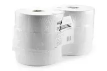 Migi 2 Ply White Standard Jumbo Toilet Rolls