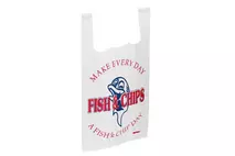 Fish & Chip Carrier Bag 27.9x43.1x53.3cm