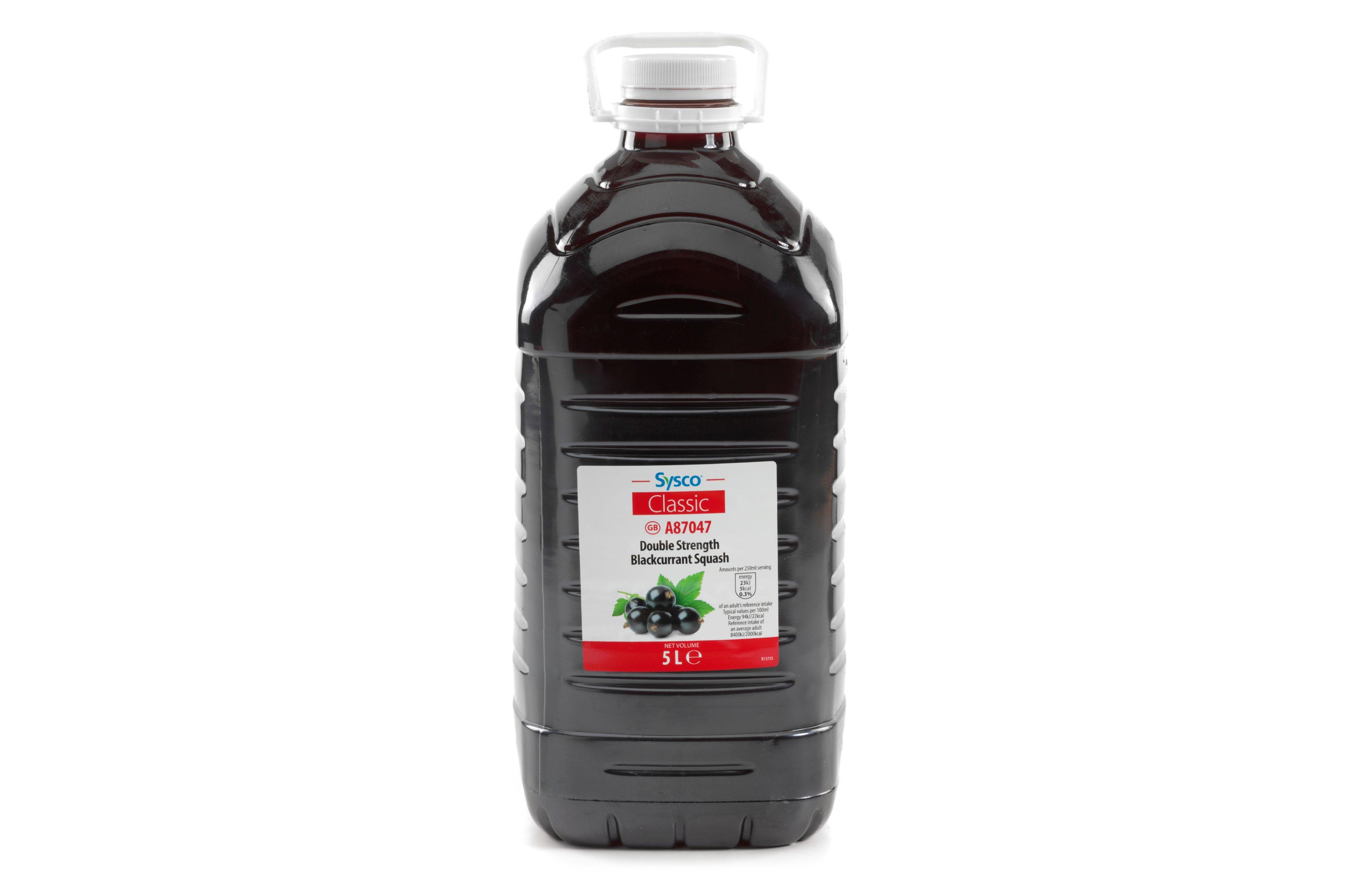 Brakes Double Strength Blackcurrant Squash 1 x 5ltr