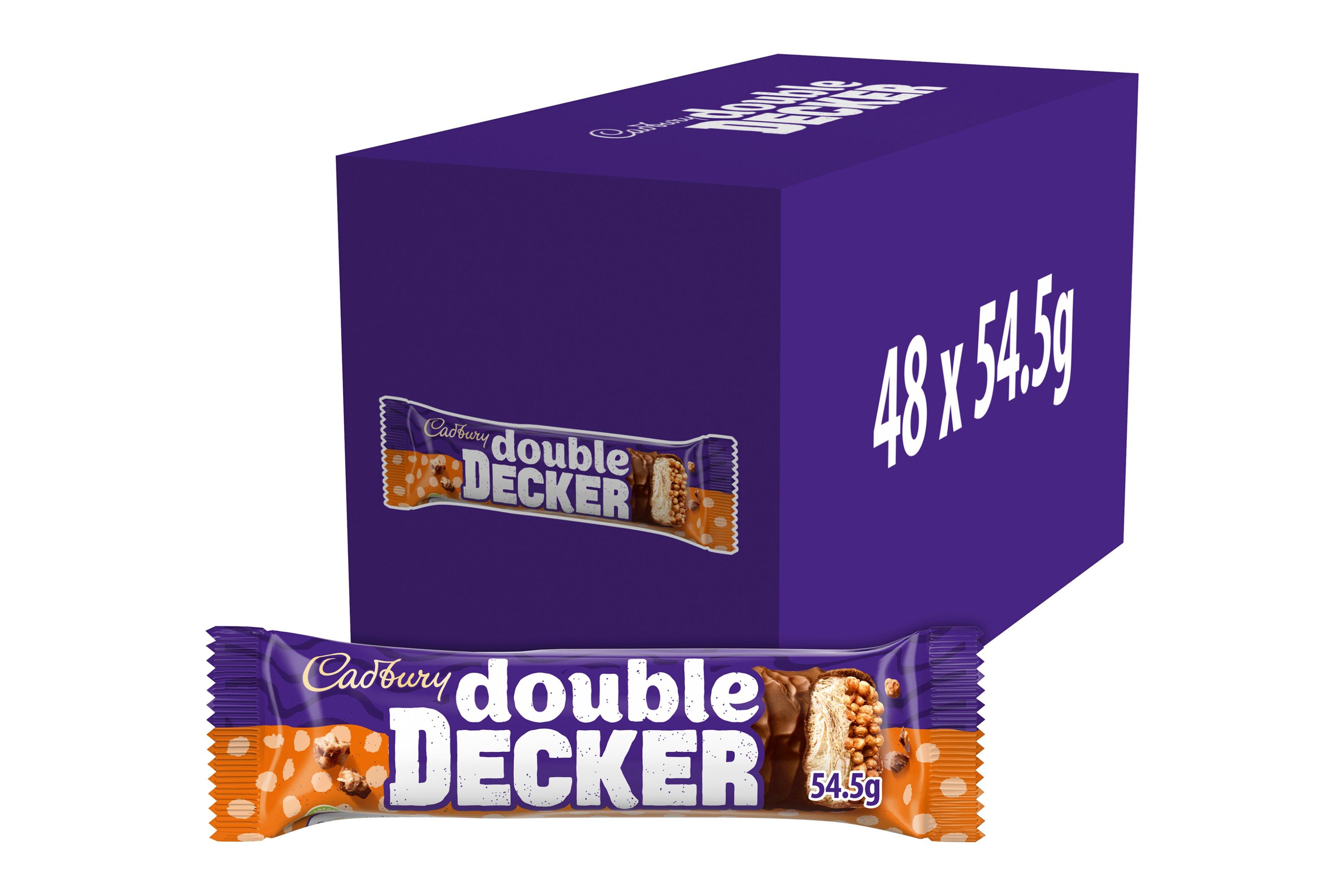 Cadbury Double Decker Chocolate Bar 54.5g 48 x 54.5g