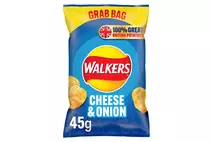 Walkers Cheese & Onion Crisps 50g