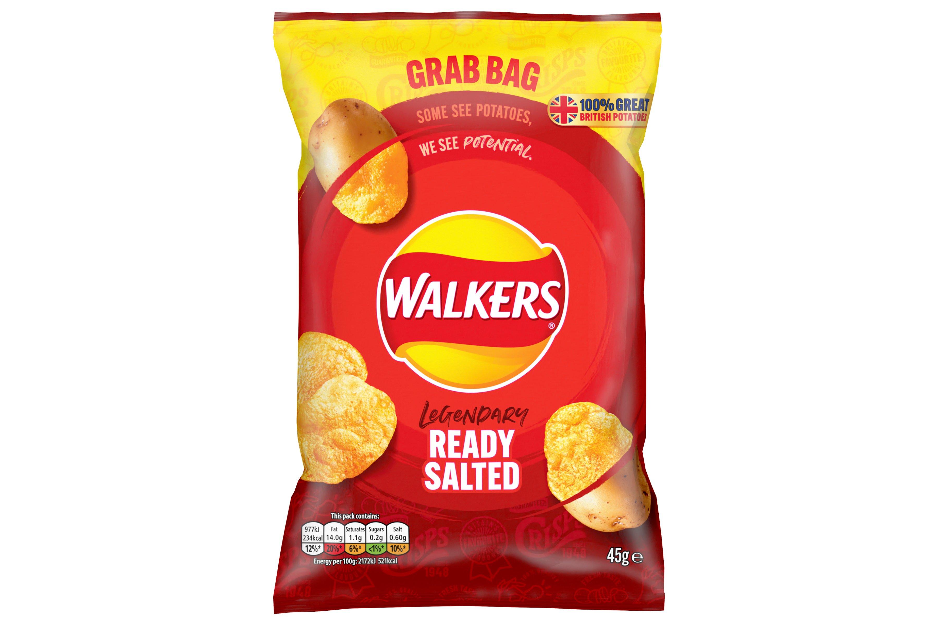 Walkers Ready Salted Crisps 45g Wholesale Buy Walkers Ready