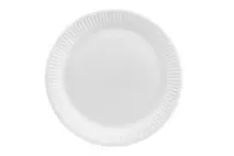 Uncoated White Paper Plates 9.2" / 23cm