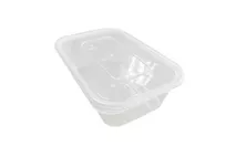 Microwaveable Clear Food Container & Lid 23oz/650ml Microwaveable Clear Food Container & Lid 23oz/650ml