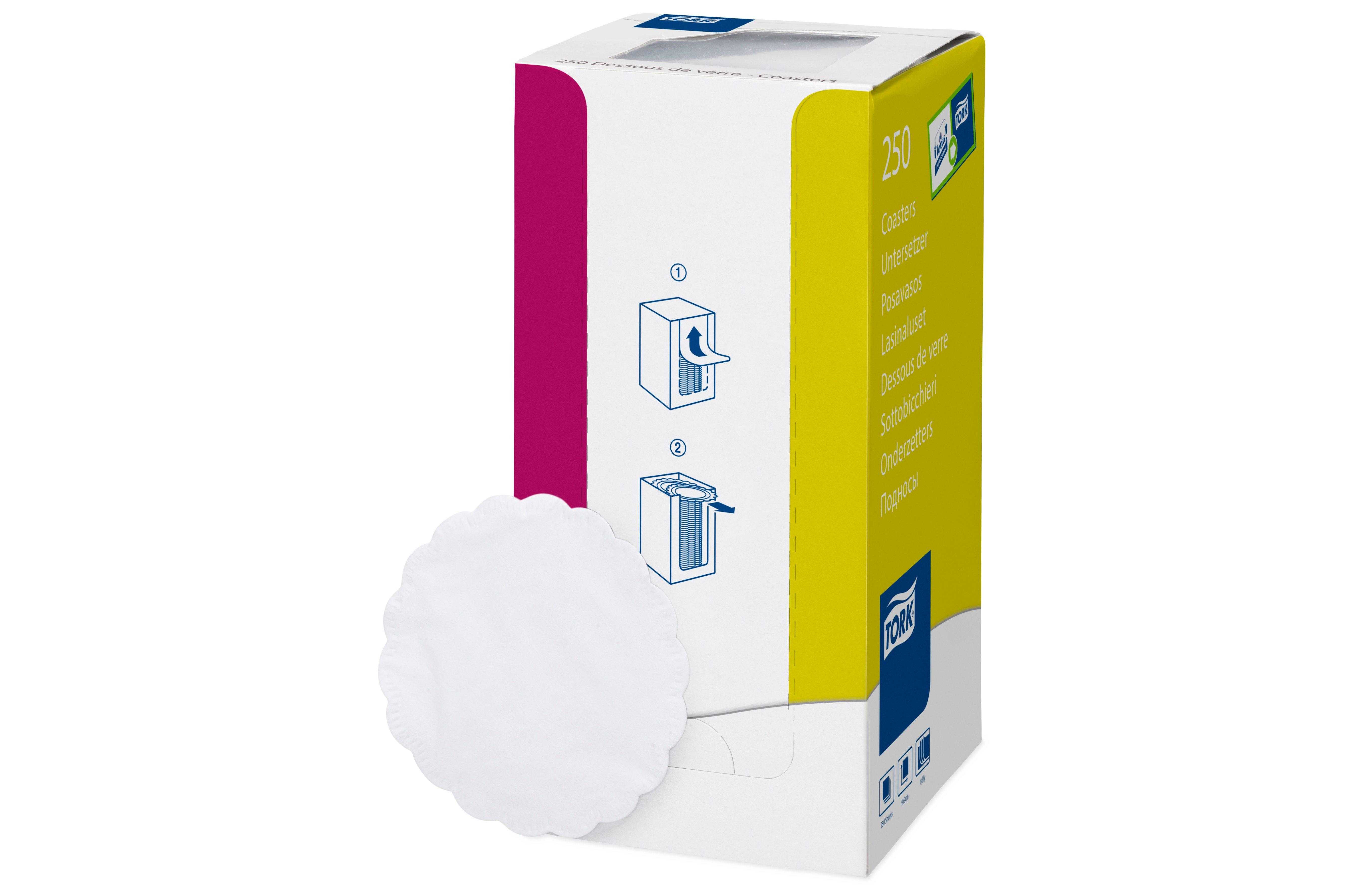 Tork Coasters (9cm)     1 x 250
