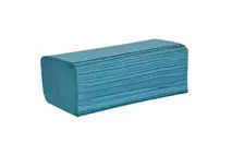 Migi 1 Ply Blue Z-Fold Hand Towels