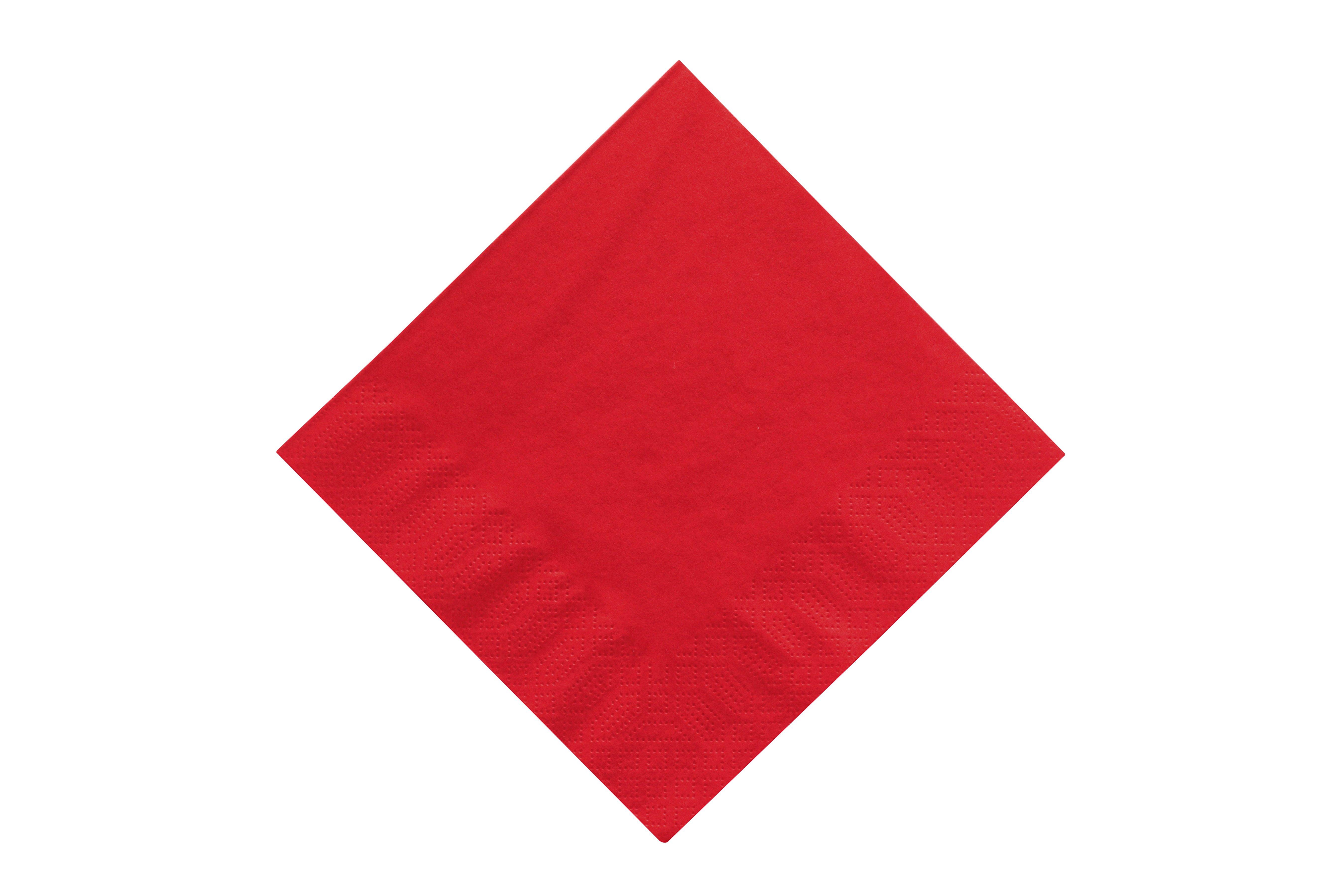 Brakes Red 2 Ply Napkin 33cm     2 x 300