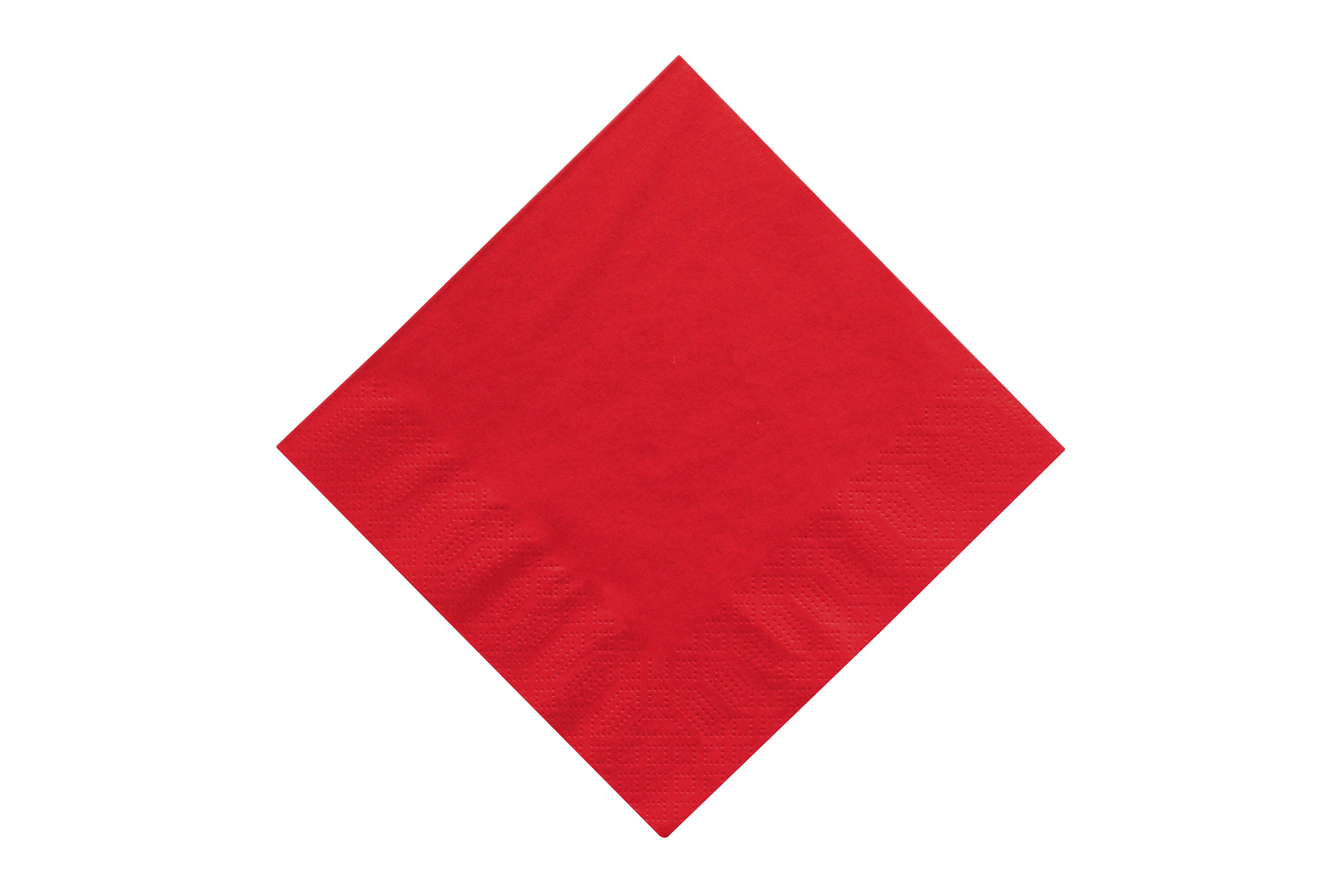 Brakes Red 2 Ply Napkin 40cm     2 x 300