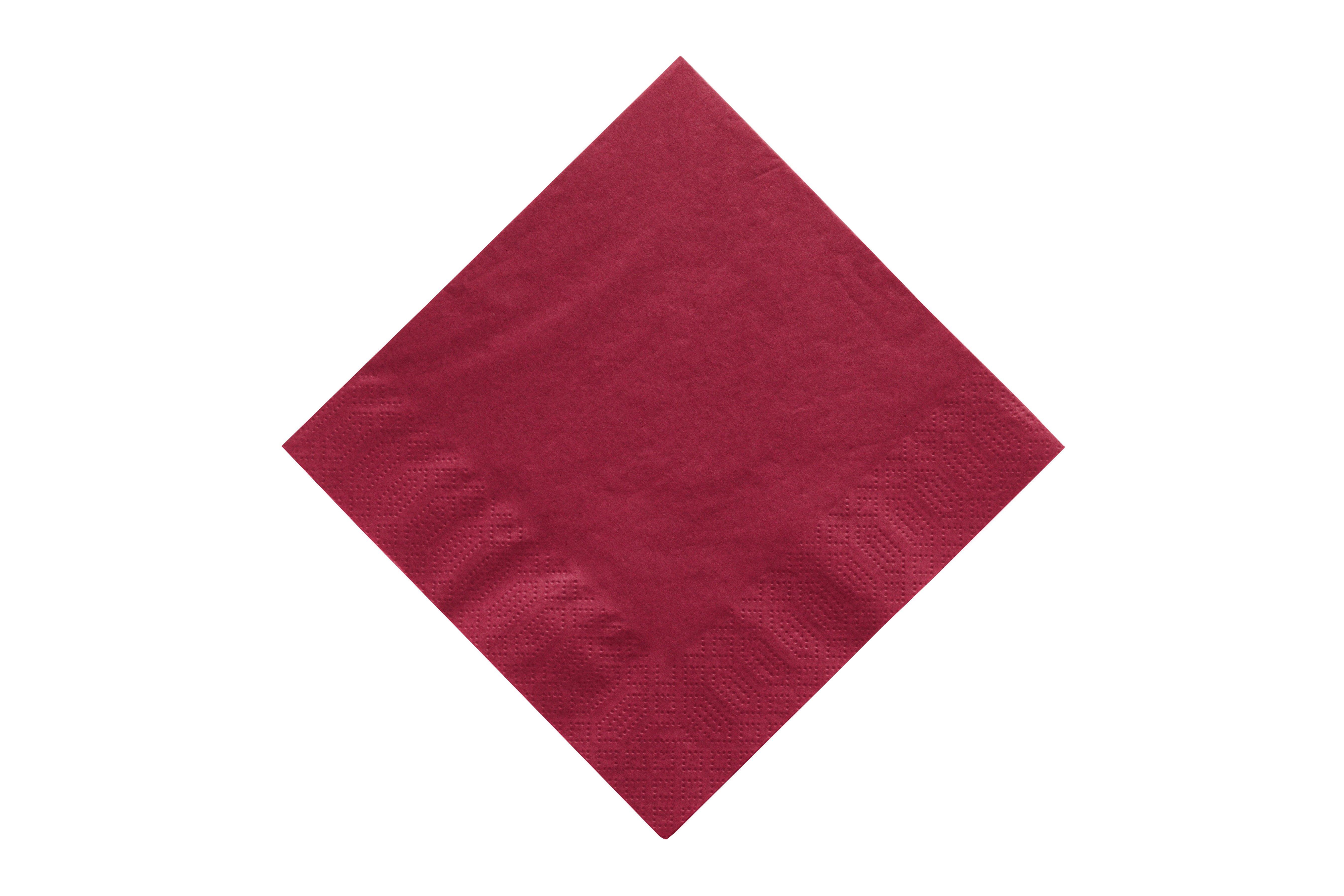 Brakes Bordeaux Napkin 40cm     2 x 300