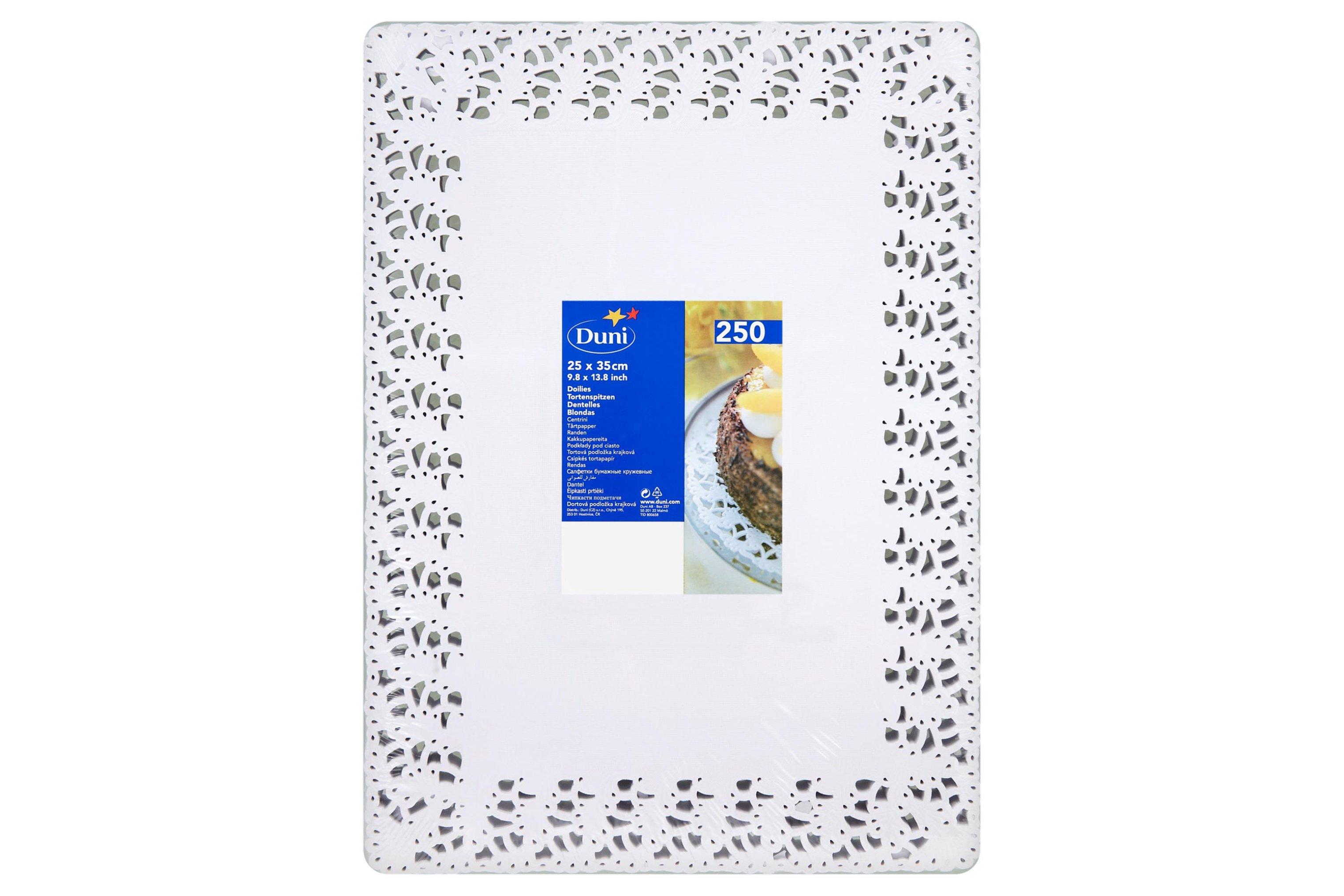 Duni 250 Doilies 25 x 35cm     1 x 250