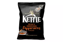 KETTLE Chips Sea Salt & Crushed Black Peppercorns 40g KETTLE Chips Sea Salt & Crushed Black Peppercorns 40g
