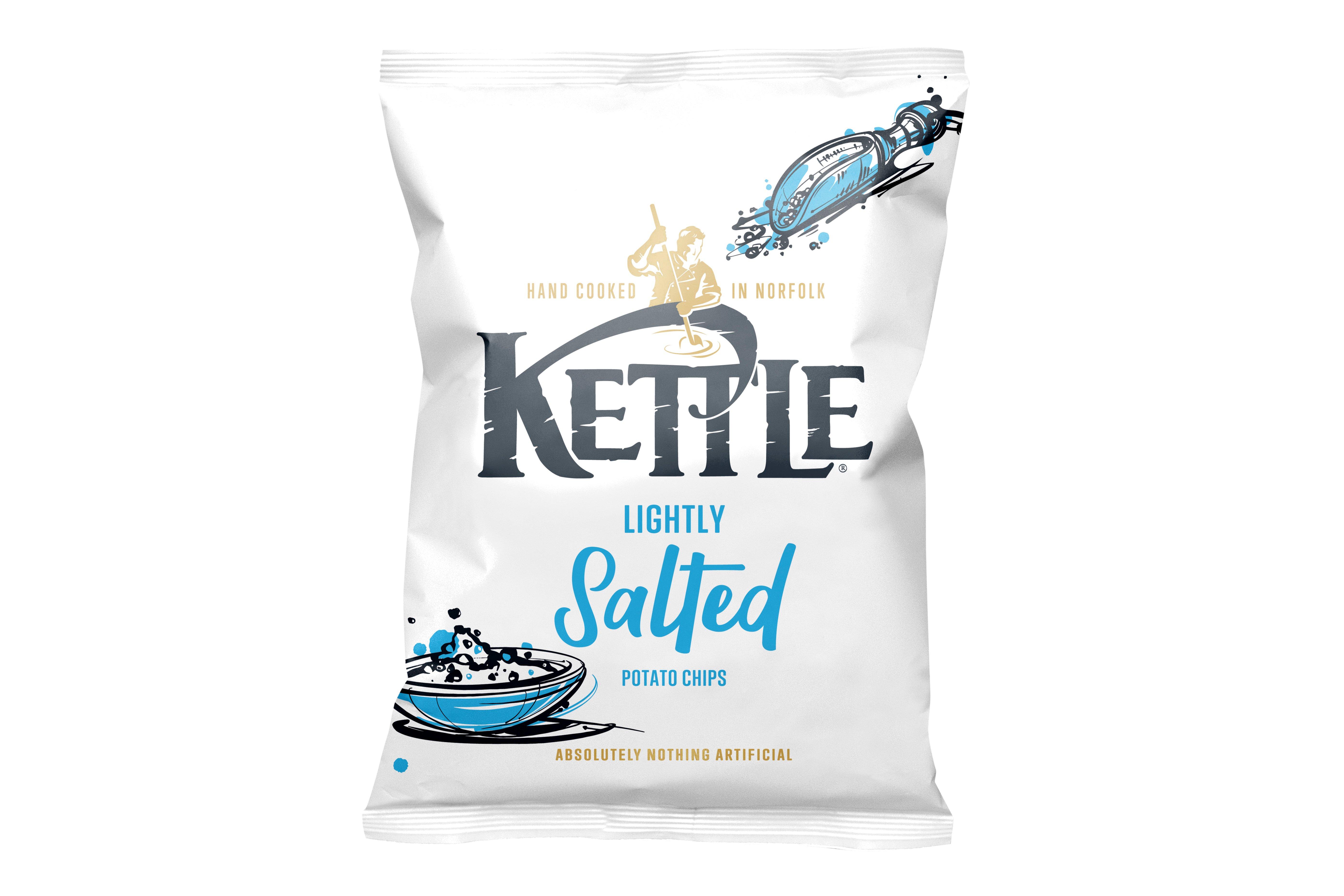 KETTLE Chips Lightly Salted 40g 18 x 40g