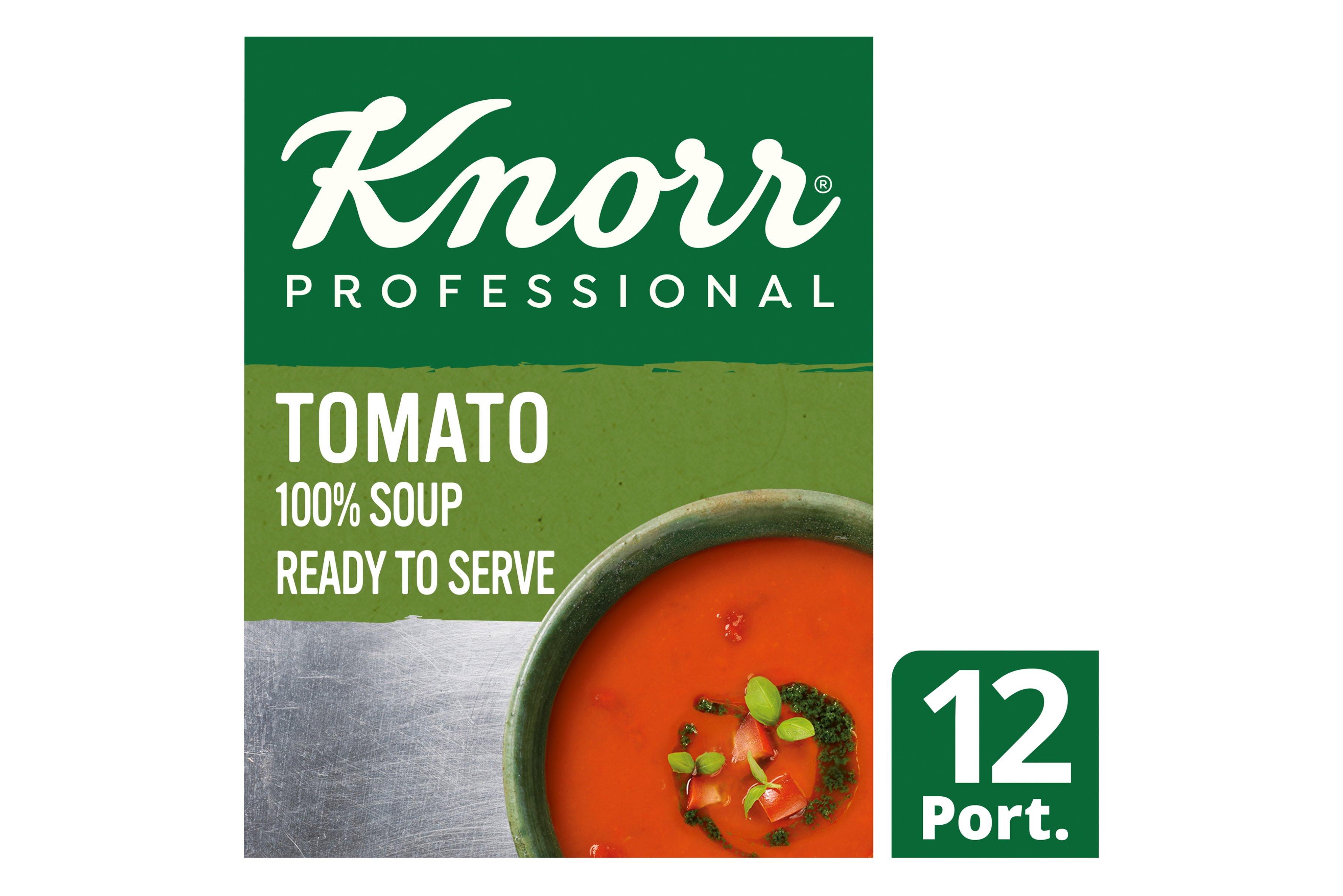 Knorr Professional 100% Tomato Soup     12 x 250ml