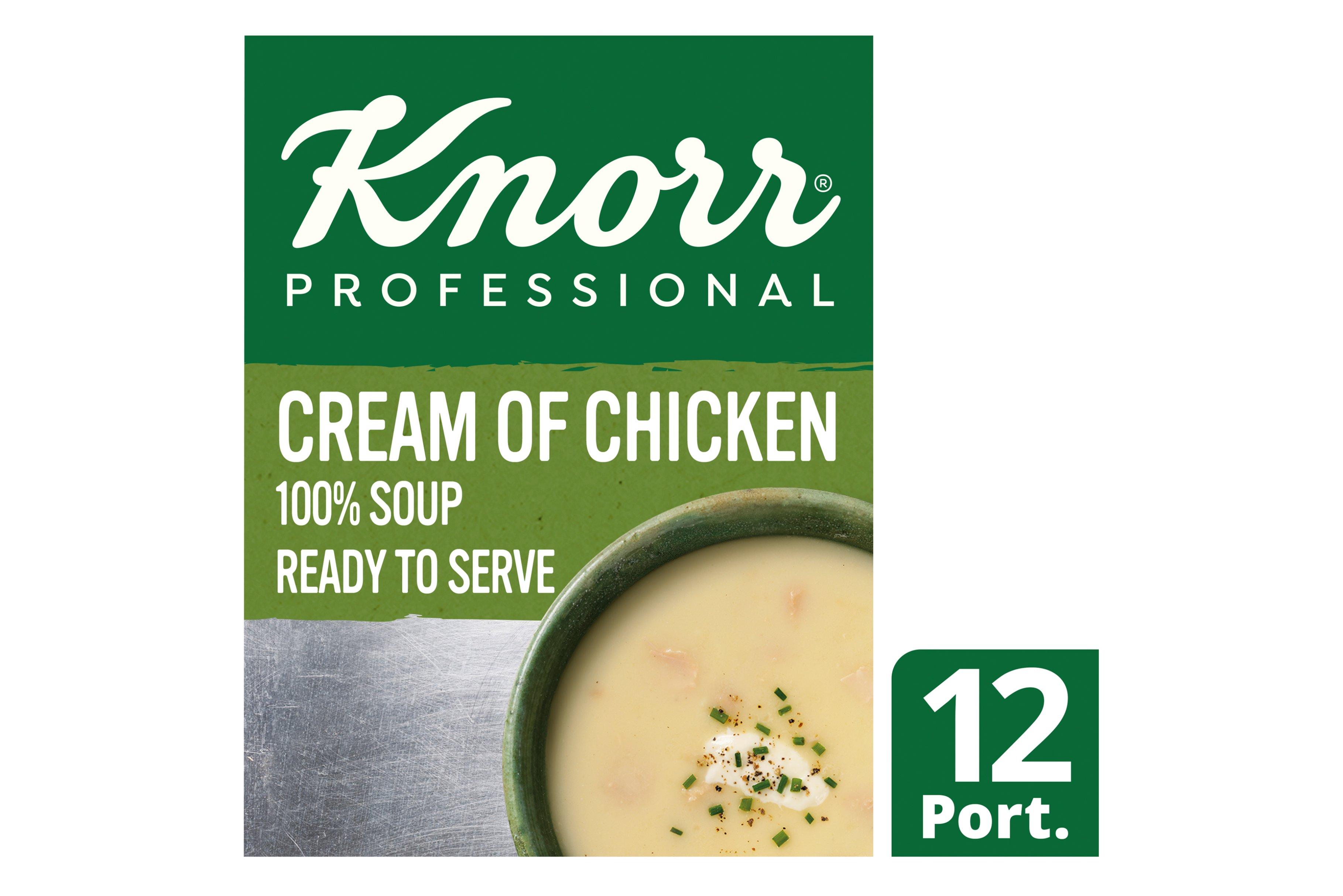 Knorr Professional 100% Cream of Chicken Soup     12 x 250ml