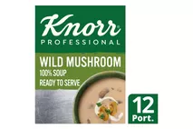 Knorr Professional 100% Soup Wild Mushroom 12 Port Knorr Professional 100% Soup Wild Mushroom 12 Port