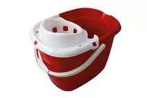 Red Bucket & Wringer - 15 ltr