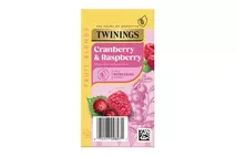 Twinings Cranberry & Raspberry Envelope Tagged Teabags Twinings Cranberry & Raspberry Envelope Tagged Teabags