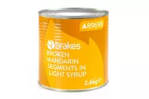 Brakes Broken Mandarin Segments in Light Syrup Brakes Broken Mandarin Segments in Light Syrup
