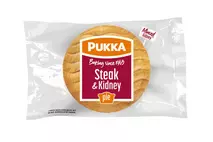 Pukka-Pies Individually Wrapped Frozen Baked Large Steak & Kidney Pies
