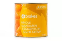 Brakes Whole Mandarin Segments in Light Syrup Brakes Whole Mandarin Segments in Light Syrup