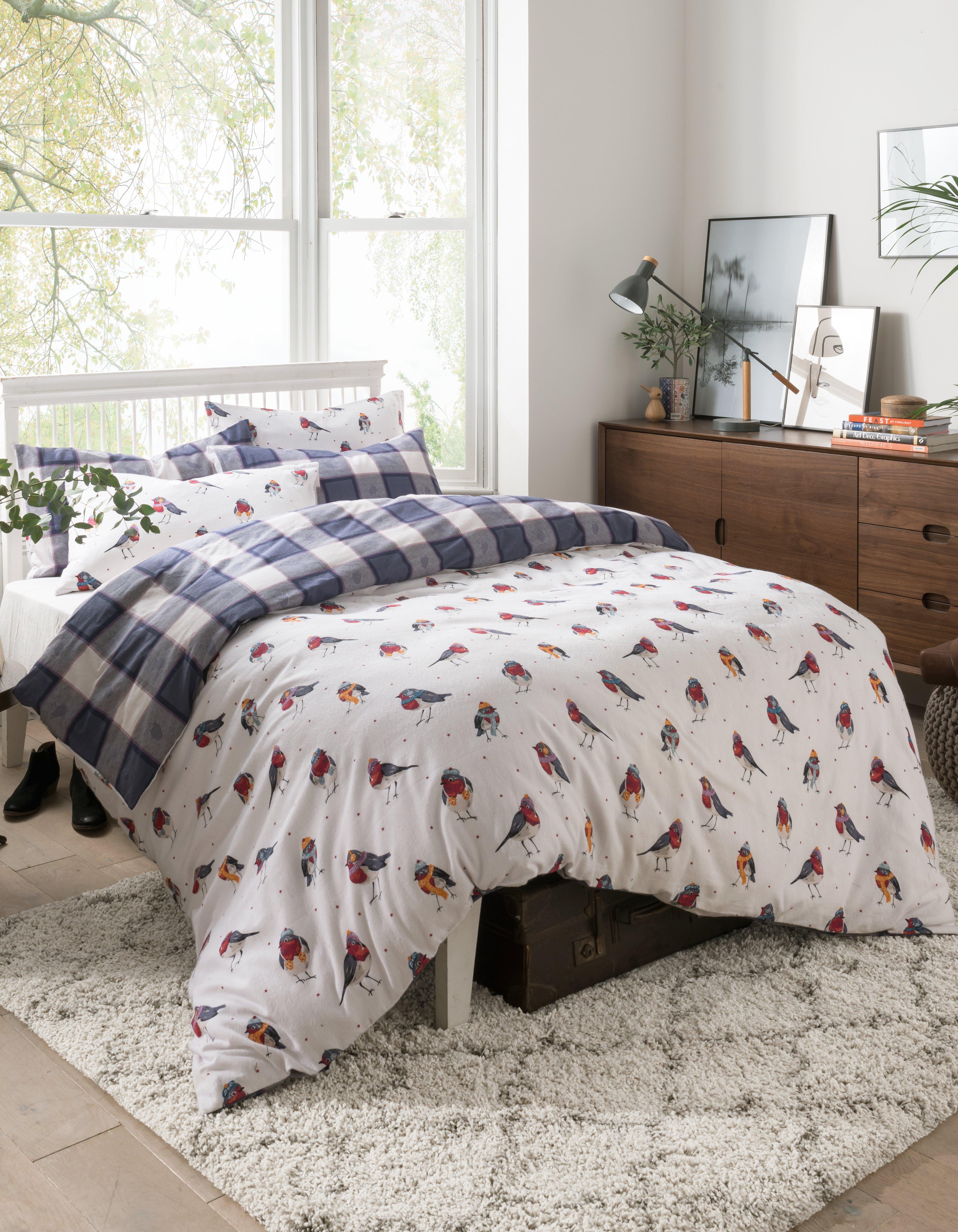 Multi Robins Single Duvet Cover Set Bedding Fatface Com