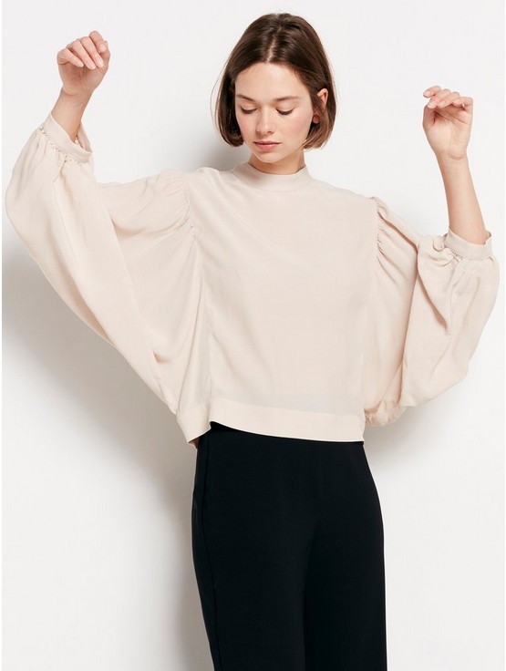 Viscose Blouse with Wide Arms | Lindex.com