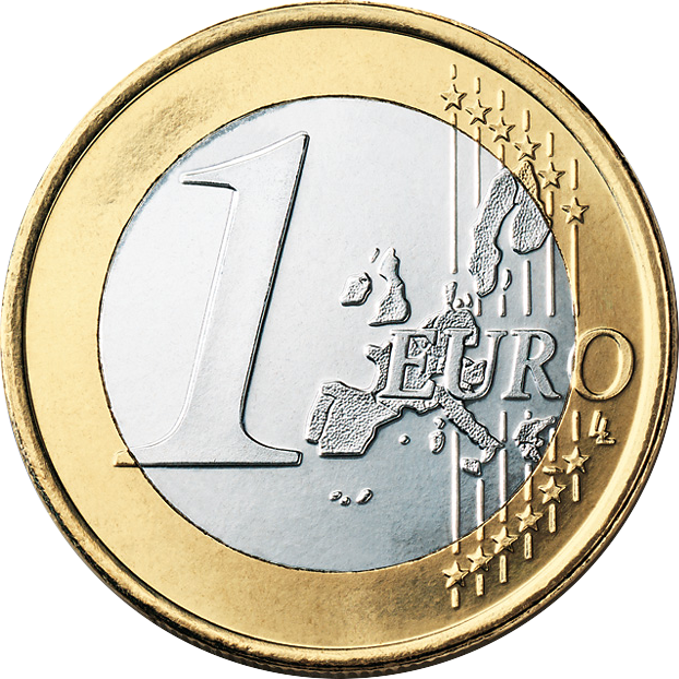 1 Euro Vorderseite 1999-2007
