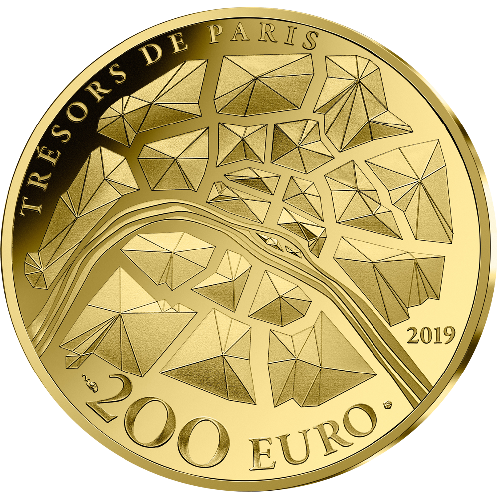 200 EUR Goldmünze Frankreich 130 Jahre Eiffelturm 2019 1oz PP mit