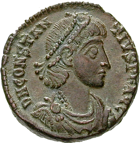 Die ersten ½ Centenionalis der Münzgeschichte: "Constantius II."!