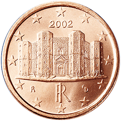 1 Cent Motivseite Italien © Banca d’Italia - Europäische Zentralbank