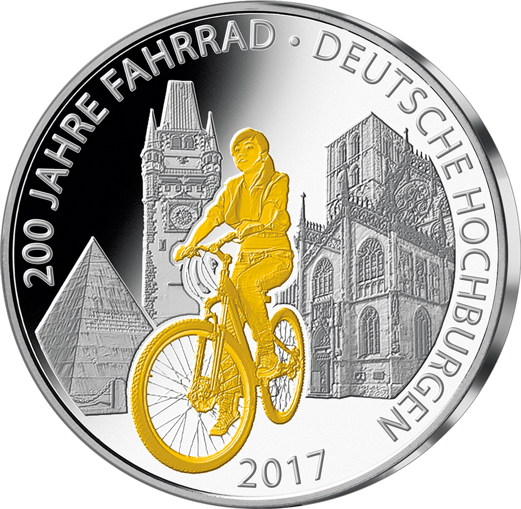 20 euro silbermünze fahrrad