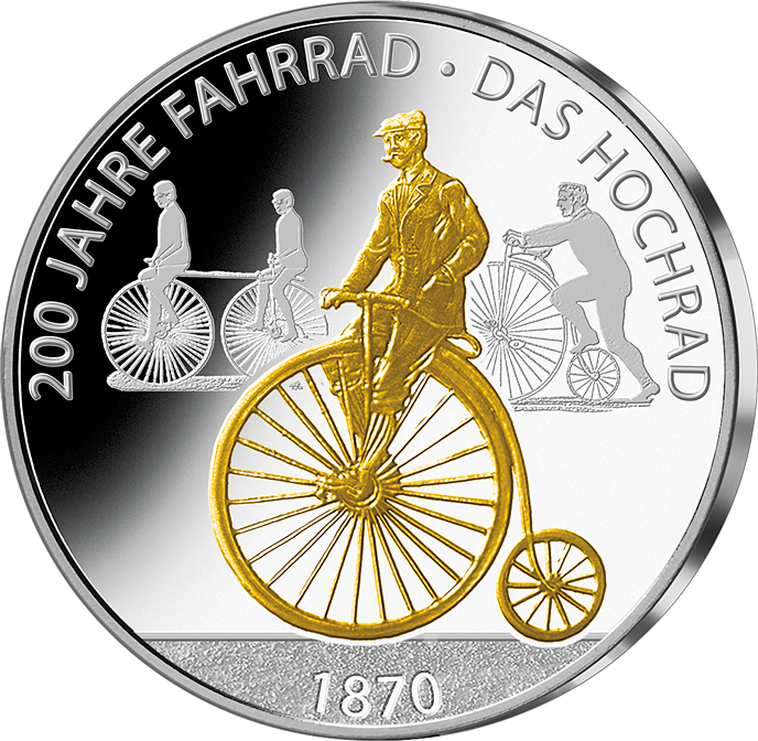 20-euro-münze fahrrad