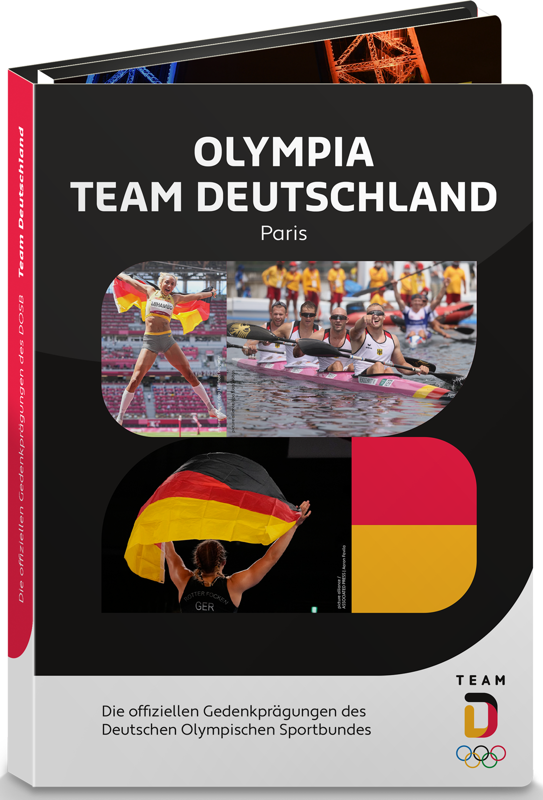 Olympia Paris 2024 Team Deutschland auf glänzenden Silberprägungen! MDM