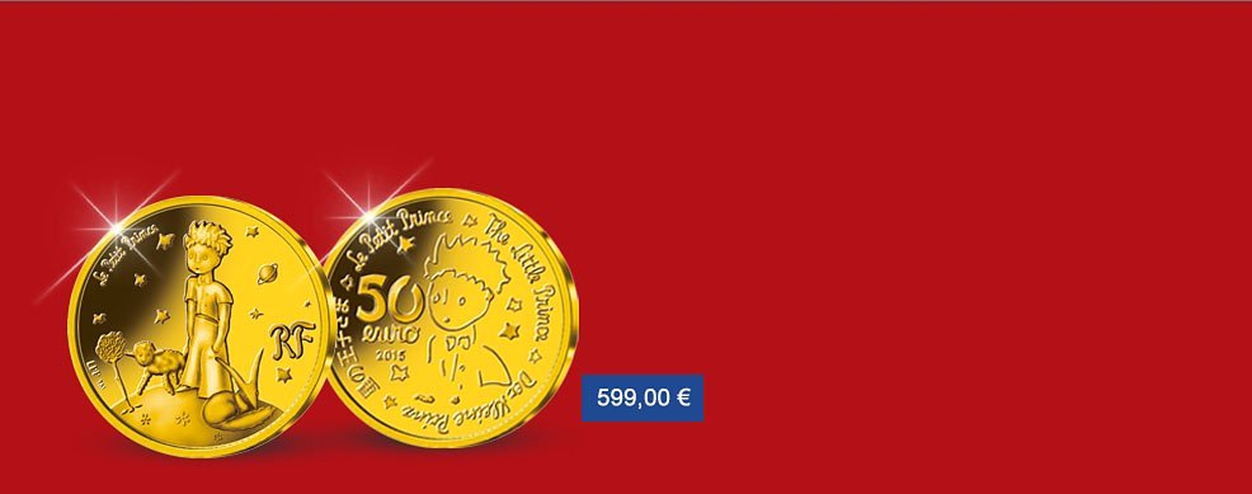 MDM - La monnaie de 50 euros en or Le Petit Prince 