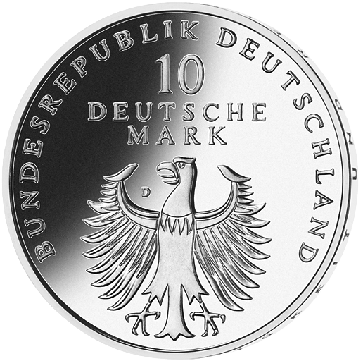 10 DM Münze 1998 "50 Jahre Deutsche Mark" | MDM Deutsche Münze