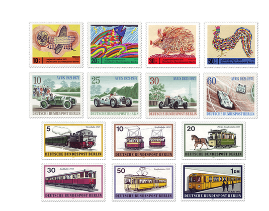 Briefmarken Jahrgangssatz Berlin 1971 In Postfrischer Erhaltung