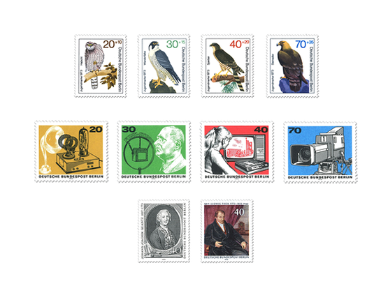 Briefmarken Jahrgangssatz Berlin 1973 In Postfrischer Erhaltung