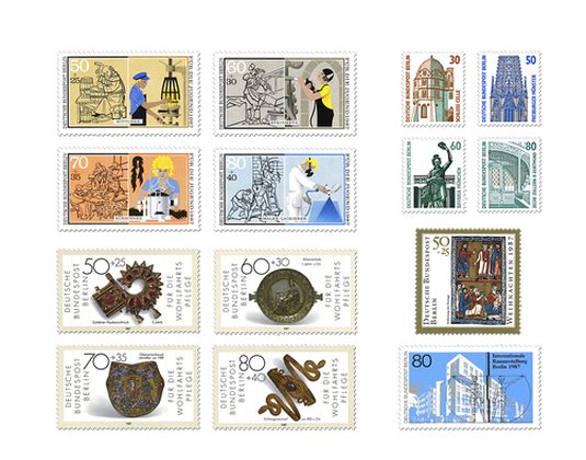 Briefmarken Jahrgangssatz Berlin 1987 In Postfrischer Erhaltung