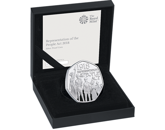 Representation of the People Act 50p Silver Proof 2019 Representation of the People Act 50p Silver Proof 2019