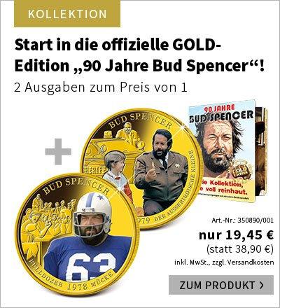 2 Ausgaben zum Preis von 1 – Start in die offizielle GOLD-Edition ''90 Jahre Bud Spencer''!