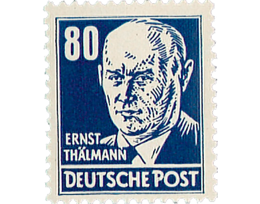 Ddr Briefmarke Ernst Thälmann Borekde