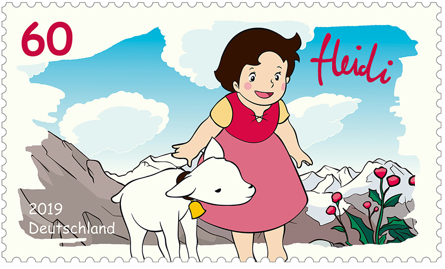 Briefmarkenserie Helden der Kindheit