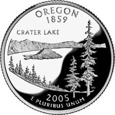 US Golden Quarters Coin Collection US State Quarters - Oregon