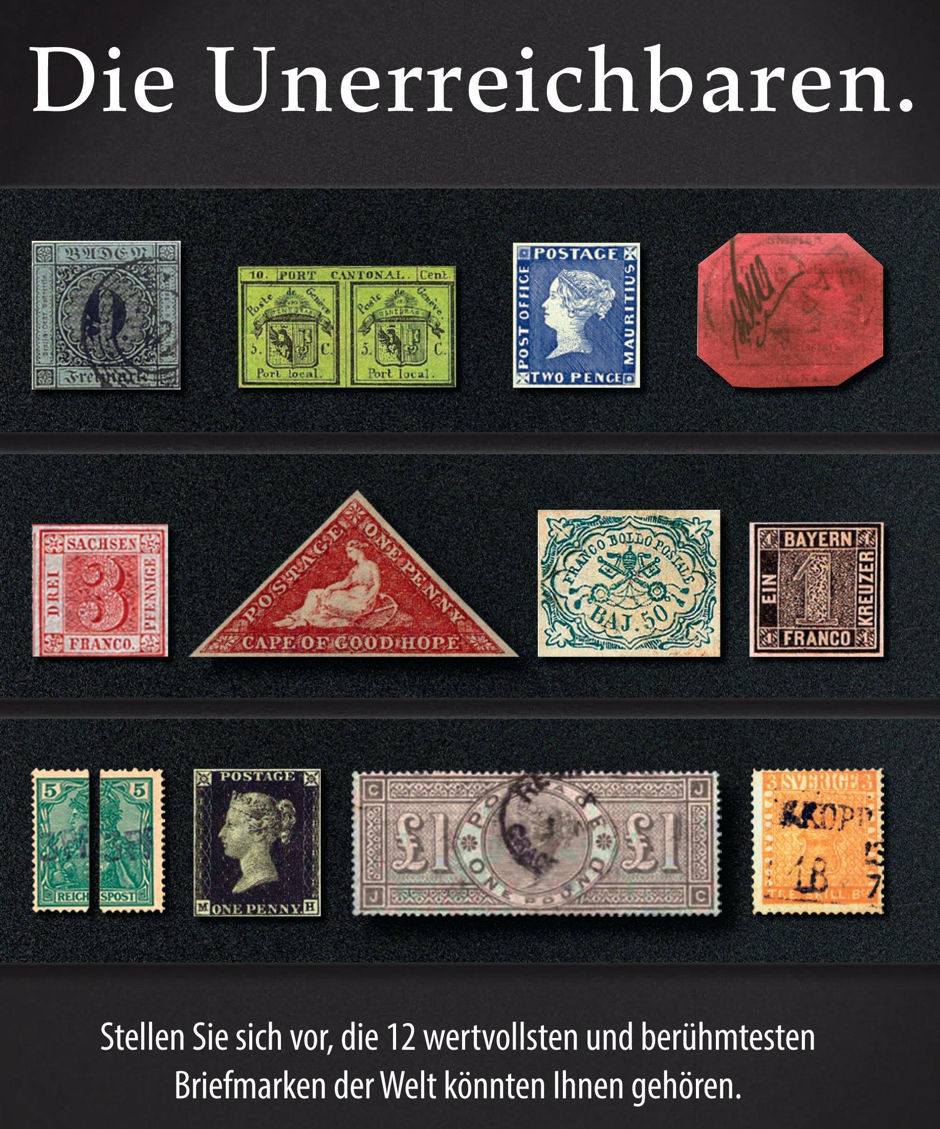 Neuausgabe Der Berühmtesten Briefmarken In Feinsilber (999/1000 ...